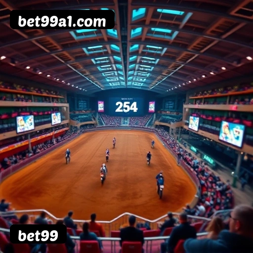 Números do app bet99 em material de marketing — ilustração, não auditoria